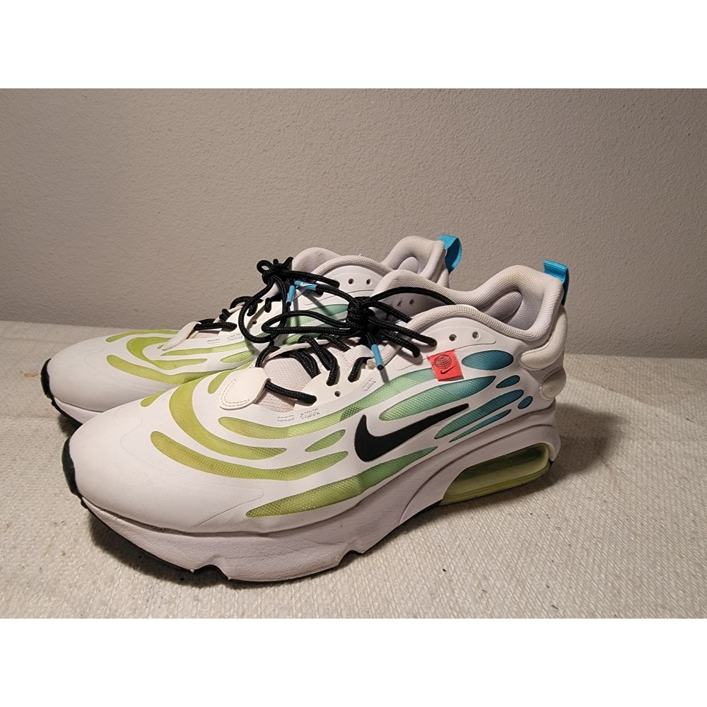 Nike Air Max Exosense Size 10.5 Worldwide Pack White Green Trainers
